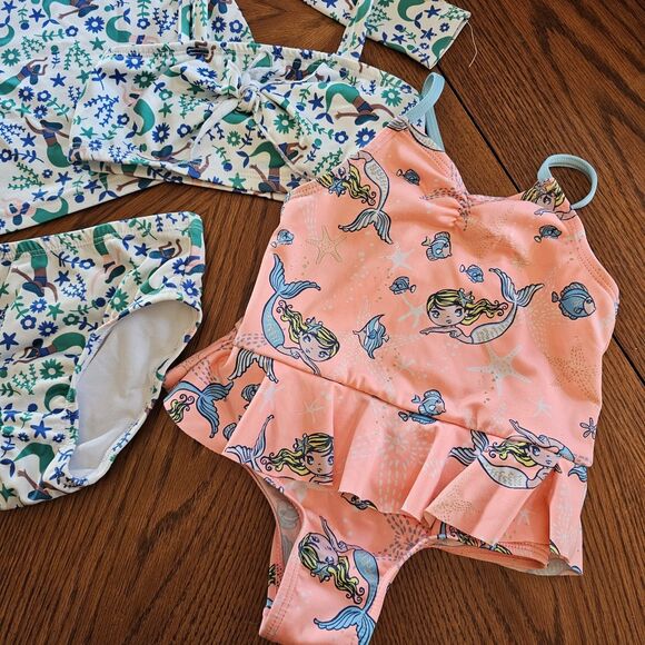 Lot of 2 Toddler Girls Swim Size 3T Swimsuit - Picture 2 of 3